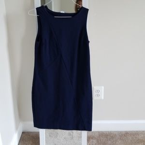 Three Dots Dresses - Navy Sleeveless Sheath Dress with stretch, never w Three Dots Dresses - Navy Sleeveless Sheath Dress with stretch, never w